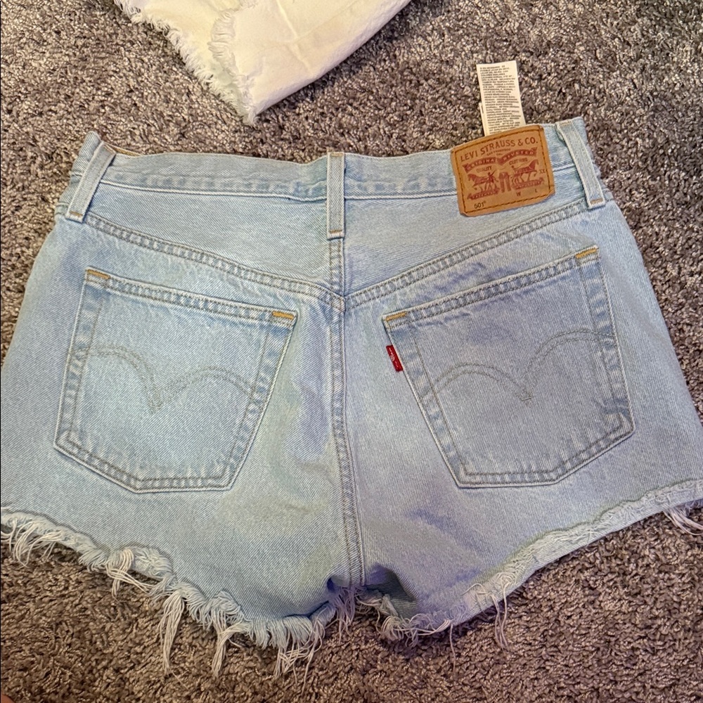 Levi's Women's Classic Light Blue Jean Shorts